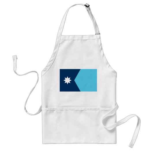 Apron with Flag of Minnesota, USA Standaard Schort (Voorkant)