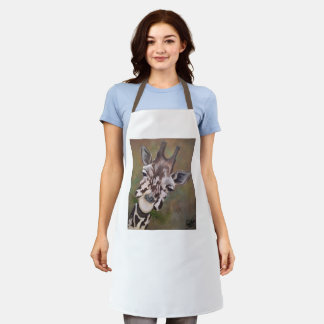 Apron with "What's Up" art Schort