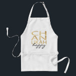 Aprons Chanukah heureux<br><div class="desc">Un tablier "Chanukah Happy" de taille standard. Ce "Chanukah Happy" fait aussi un grand cadeau d'hôte / hôtesse ! Personnalisez en supprimant du texte, "heureux" et en ajoutant votre propre message. Choisissez votre style de police, votre couleur et votre taille préférés pour le texte. Cette conception peut également être créée...</div>