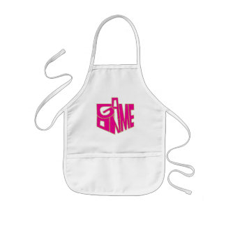 Aprons Children's Game on Pink/Gold Kinder Schort
