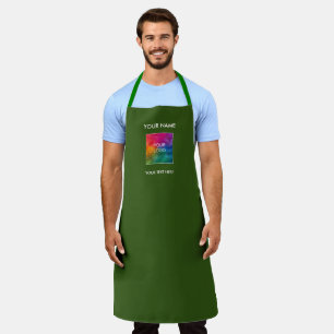 Aprons Custom Logo Business Company Sjabloon Schort