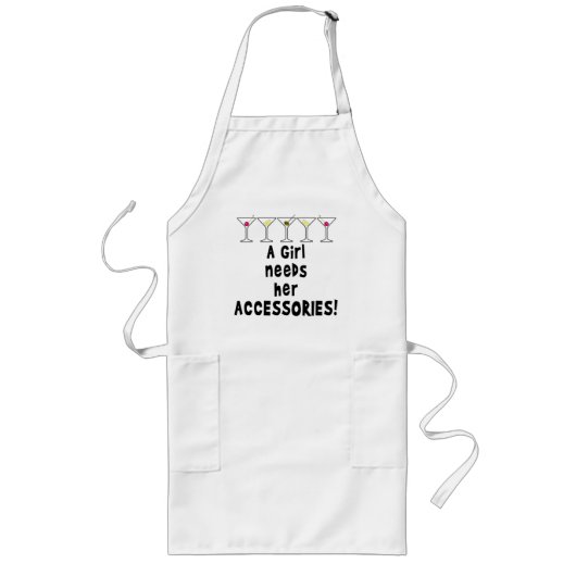 APRONS, EEN MEISJE HEEFT HAAR ACCESSOIRES NODIG LANG SCHORT (Voorkant)