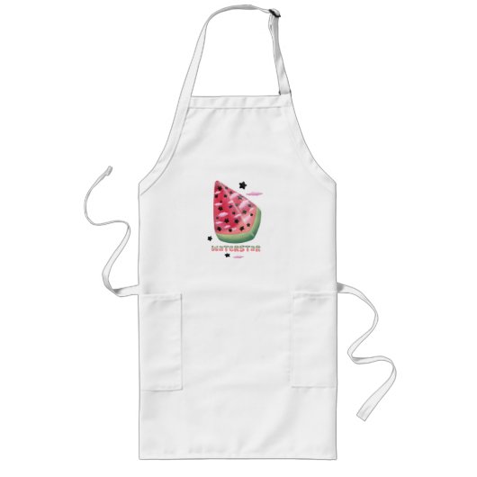 Aprons watermelon star lang schort (Voorkant)