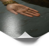 Apsara in the Rain Foto Afdruk (Hoek)