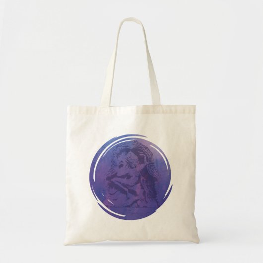 Apsara - Paars Tote Bag (Voorkant)