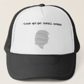 apt-get install covfefe Funny Trump Linux Command Trucker Pet (Voorkant)