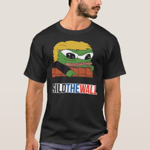 Apu Apustaja Trump bouwt de muur De helper (wand) T-shirt