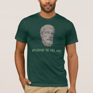 Apudne de vel me? t-shirt