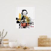 APxAdobe Matthew Bedragen Pleasant Poster (Keuken)