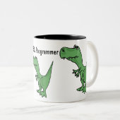 AQ- tasse de dinosaure de programmeur de COBOL (Devant droit)