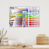 AQAL Chart versie 12 Poster (Keuken)