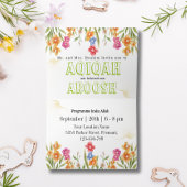 Aqeeqah Islamique Nouvel Enfant Invitation