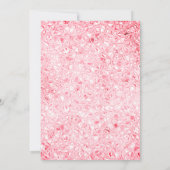 Aqeeqah rose- Aqiqah- Invitation de fille musulman (Dos)