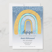 Aqiqa-uitnodiging templates Digitale regenboogjong Kaart (Voorkant)