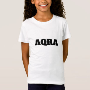 AQRA Signature Minimalistische Grafische T-Shirt