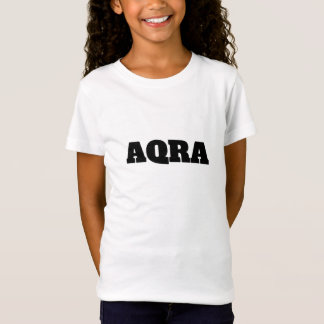 AQRA Signature Minimalistische Grafische T-Shirt