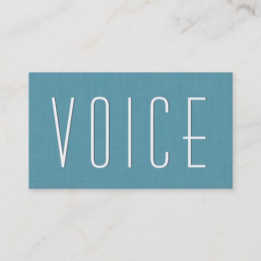 Aqua ACTOR Simple Style V50 Visitekaartje (Voorkant)