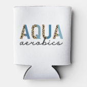 Aqua Aerobics Cheetah print Water aerobics giften Blikjeskoeler (Voorkant)