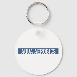 Aqua Aerobics minimalist Water Aerobics Gift Sleutelhanger