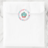 Aqua Anniversaire Cupcake Boulangerie Stickers (Sac)