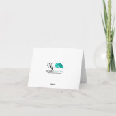 Aqua Aquarelle Mariage Merci (Dos)