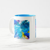 Aqua Art Design Coffee Mug (Devant gauche)