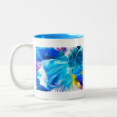 Aqua Art Design Coffee Mug (Gauche)