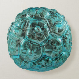  Aqua Art Glass kerstversiering Rond Kussen