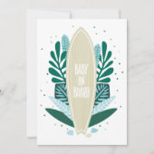 Aqua Baby À Bord Invitation Baby shower (Devant)