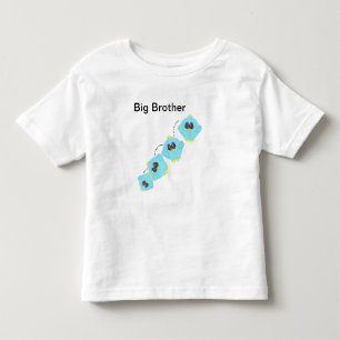 Aqua Baby Bird Big Brother Kinder Shirts