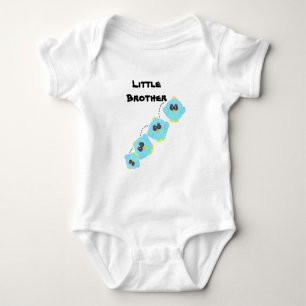 Aqua Baby Bird Little Brother Romper