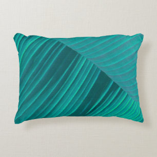 Aqua Banana Leaf Decoratief Kussen
