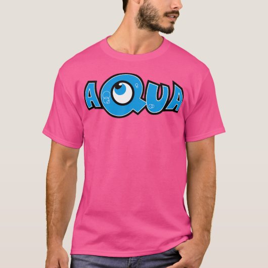 Aqua - Band Logo T-shirt (Voorkant)