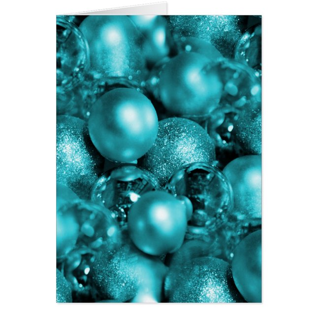 Aqua Baubles Kerstmis (Voorkant)