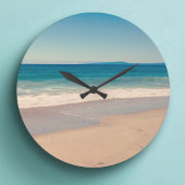 Aqua Beach Scene Grote Klok