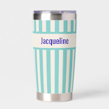Aqua + Beige Streep Navy Bruidsmeisje Bachelorette