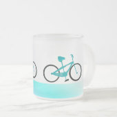Aqua Bicycle Matglas Koffiemok (Voorkant rechts)