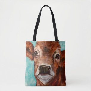 Aqua Big Eyed Calf Draagtas