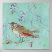 Aqua Bird Poster (Voorkant)