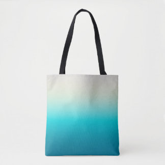 Aqua Blau Verlopende Abstracte Achtergrond Zachte  Draagtas