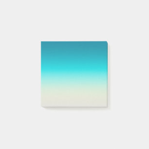 Aqua Blau Verlopende Abstracte Achtergrond Zachte Post-it® Notes