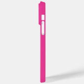 Aqua blauw custom name script roze I Phone Case (Achterkant / Links)