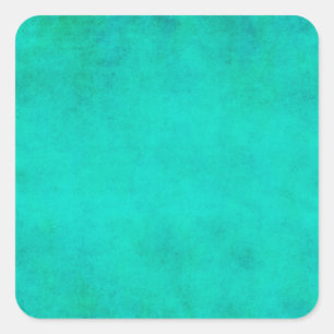 Aqua Blauw Groen Waterverf Paarse Perkamentdocumen Vierkante Sticker