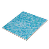 Aqua Blauwe Keramische Tegels Tegeltje (Zijkant)