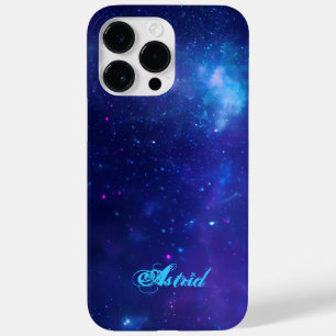 Aqua Blauwe Melkweg Stelsel Persoonlijke Hemellich Case-Mate iPhone 14 Pro Max Hoesje