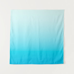 Aqua blauwe ombre achtergrond wandkleed