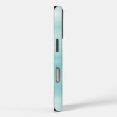 Aqua Blauwe Witte Strand Zeester Case-Mate iPhone Case (Achterkant / Rechts)