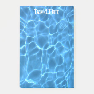Aqua Blauwe Zwembad Post-it® Notes