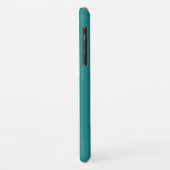 Aqua Blauwgroen Case-Mate iPhone Case (Achterkant/links)