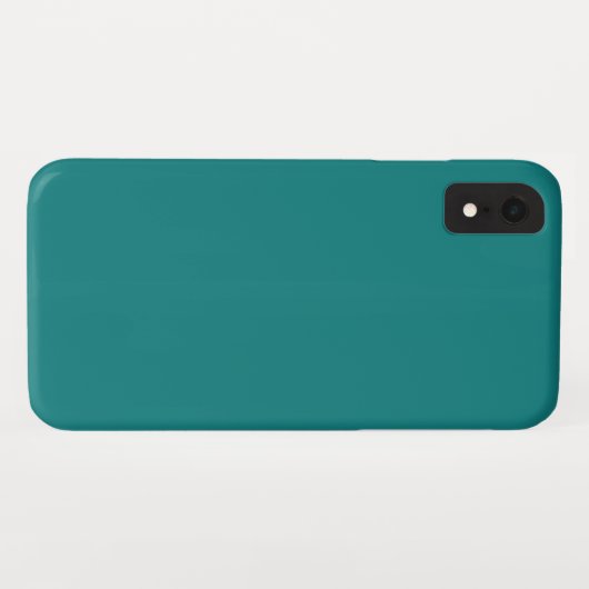 Aqua Blauwgroen Case-Mate iPhone Case (Achterkant (horizontaal))